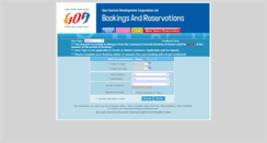 Desktop Screenshot of bookings.goa-tourism.com